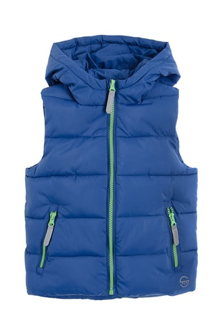 Doudoune sans manches Bleu cobalt