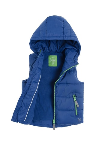 Doudoune sans manches Bleu cobalt