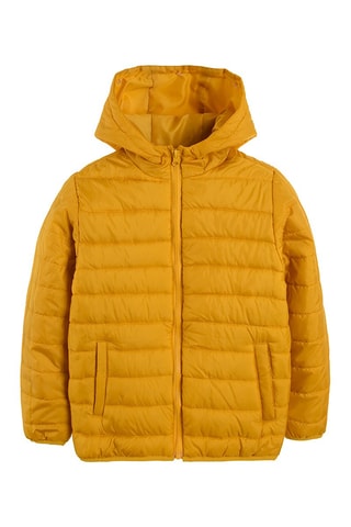 Parka 2 en 1 - Noir et moutarde