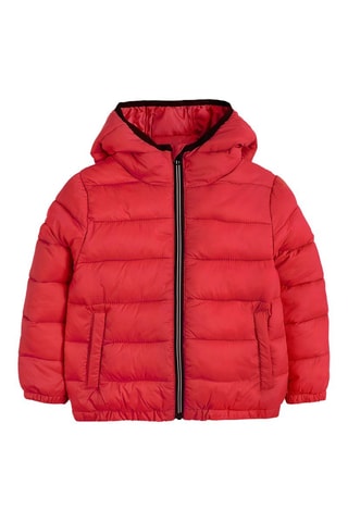 Doudoune à capuche - Rouge