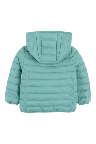 Doudoune à capuche - Turquoise