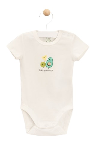4 bodys - Beige et vert