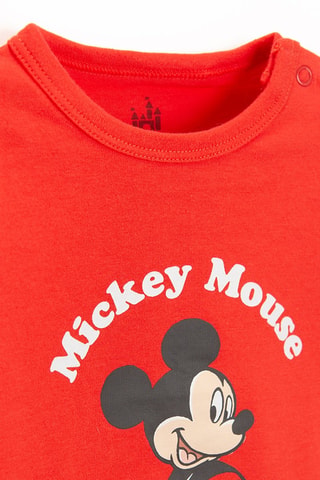2 combinaisons Mickey Disney - Rouge et beige