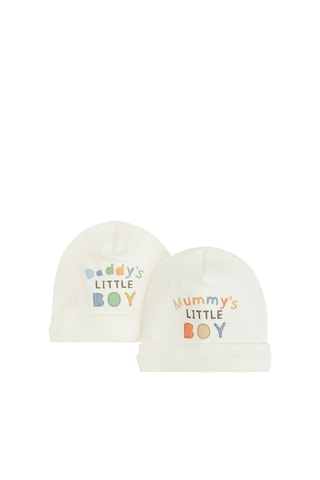 2 bonnets - Ecru