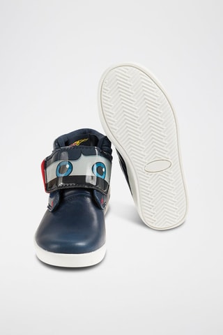 Boots en cuir Flash McQueen Cars Disney Pixar - Bleu marine
