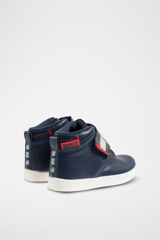 Boots en cuir Flash McQueen Cars Disney Pixar - Bleu marine