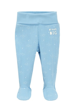 2 pantalons - Blanc et bleu clair