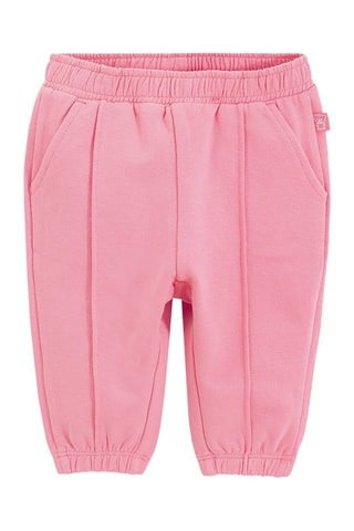 2 joggings - Rose et ivoire