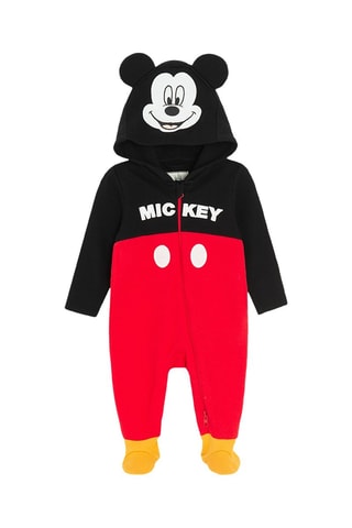 Combipilote à capuche Mickey Disney - Rouge et noir