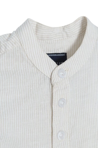 Chemise Blanc et beige