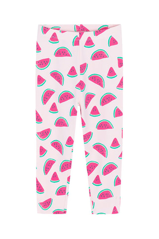 2 leggings - Kaki et blanc