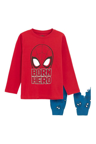 Pyjama Spider-Man Avengers Marvel - Rouge et bleu pétrole