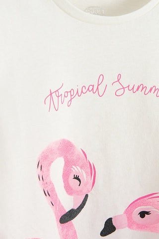 T-shirt -  Blanc