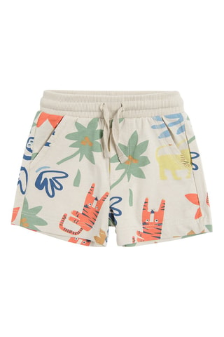 2 shorts Vert olive et beige