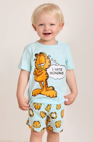 Short Garfield - Turquoise clair
