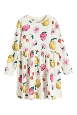 Robe et legging - Ecru et rose