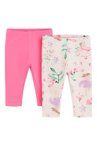 2 leggings - Rose