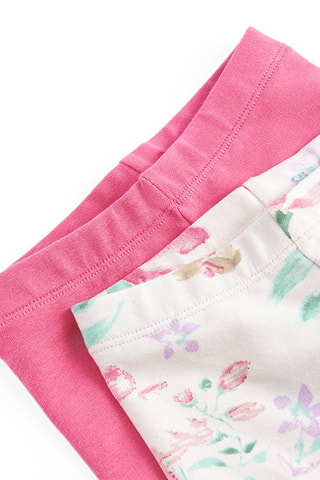 2 leggings - Rose