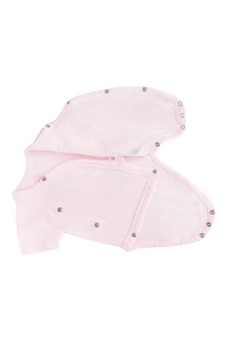 2 bodys - Rose poudré et blanc