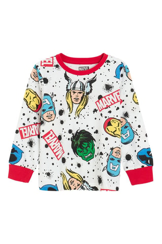 Pyjama Avengers Marvel - Blanc et rouge