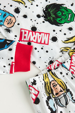Pyjama Avengers Marvel - Blanc et rouge