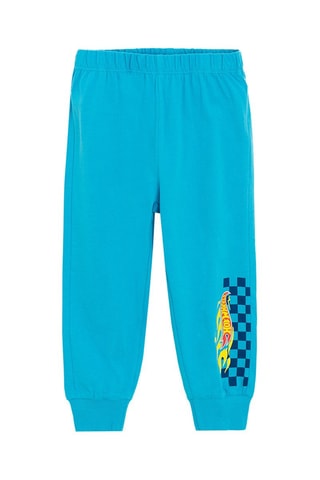 Pyjama Hot Wheels - Blanc et bleu