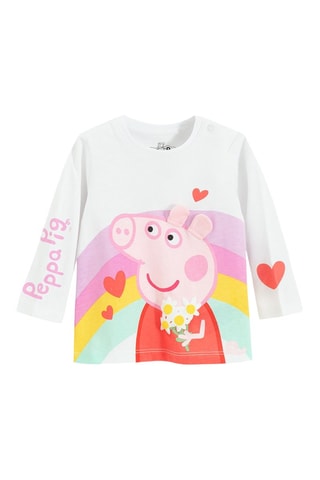 T-shirt Peppa Pig - Blanc