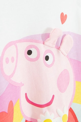 T-shirt Peppa Pig - Blanc