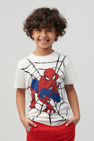 T-shirt Spider-Man Avengers Marvel - Blanc