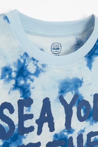 T-shirt tie and dye -  Bleu