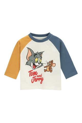 T-shirt Tom et Jerry - Ecru