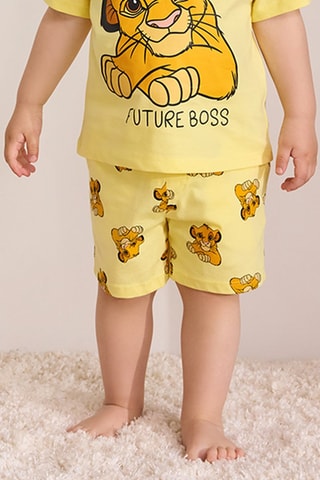 Short Simba Le Roi Lion Disney - Jaune