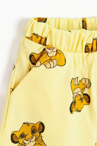 Short Simba Le Roi Lion Disney - Jaune