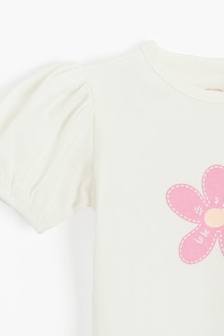 Body et short - Blanc et rose