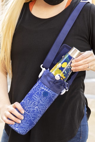 Suporte para garrafas - Azul