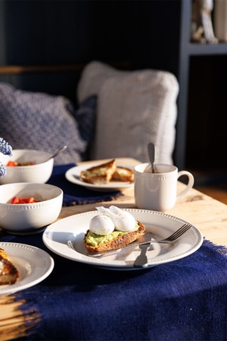 2 conjuntos de mesa - Azul-marinho - 41 x 9,5 x 3 cm