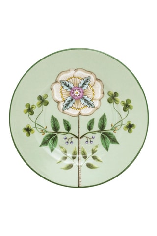 6 assiettes à petits fours en porcelaine Lily & Lotus - 12 cm