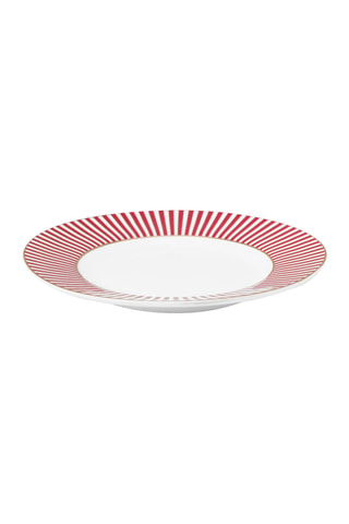 6 assiettes à petits fours en porcelaine Royal Stripes - 12 cm