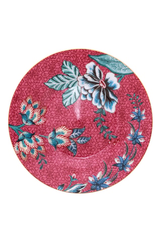 6 assiettes à petits fours en porcelaine Flower Festival - 12 cm