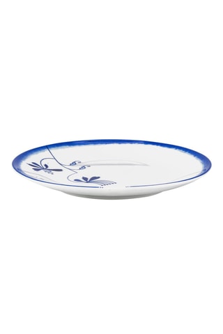 6 assiettes à pains en porcelaine Bone China Pip & The Blue Bird - 15 cm