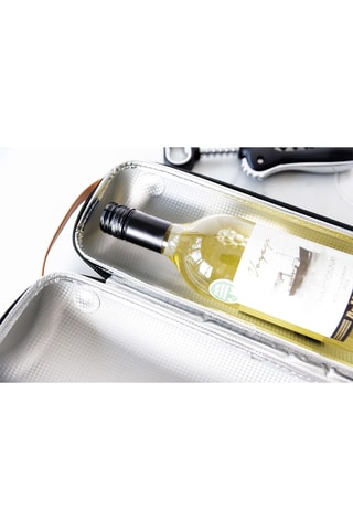 Suporte para garrafas de vinho - Preto