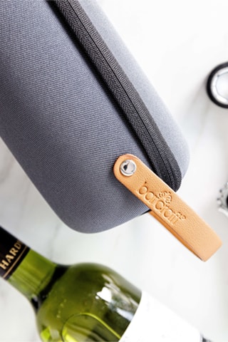 Suporte para garrafas de vinho - Preto