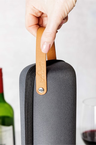 Suporte para garrafas de vinho - Preto