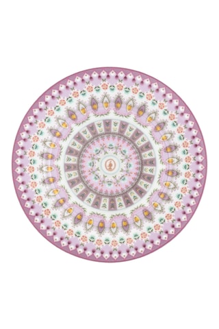 6 assiettes à pains en porcelaine Lily & Lotus - 17 cm