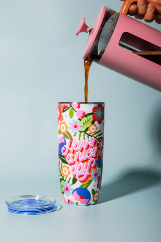 Copo isotérmico em aço inoxidável - 700 ml