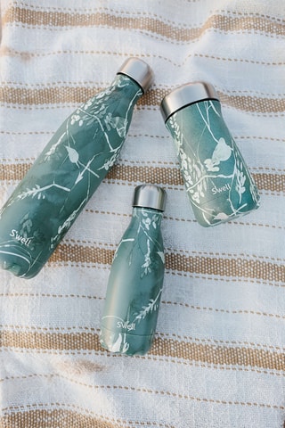 Garrafa térmica em aço inoxidável sem BPA Woodland Flora - 500 ml