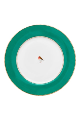 6 assiettes à dessert en porcelaine Love Birds - 21 cm
