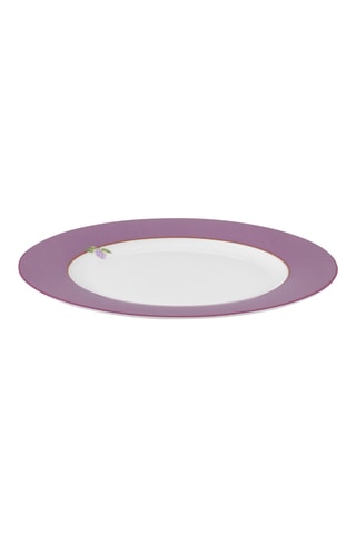 6 assiettes à dessert en porcelaine Lily & Lotus - 21 cm