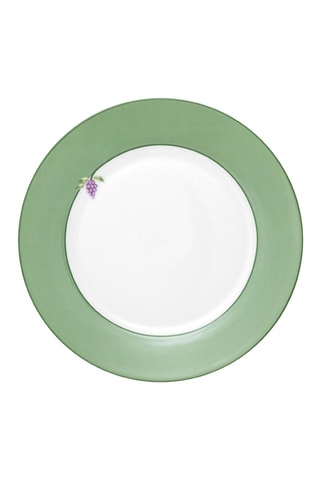 6 assiettes à dessert en porcelaine Lily & Lotus - 21 cm