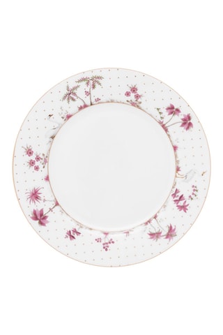6 assiettes à dessert en porcelaine Jolie - 21 cm